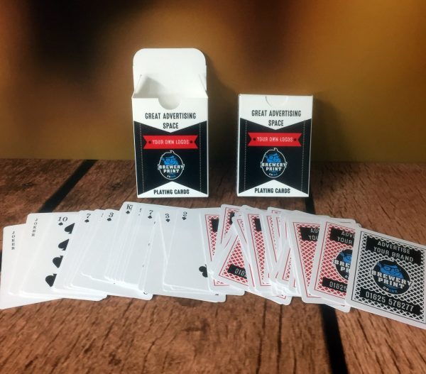 branded playing cards